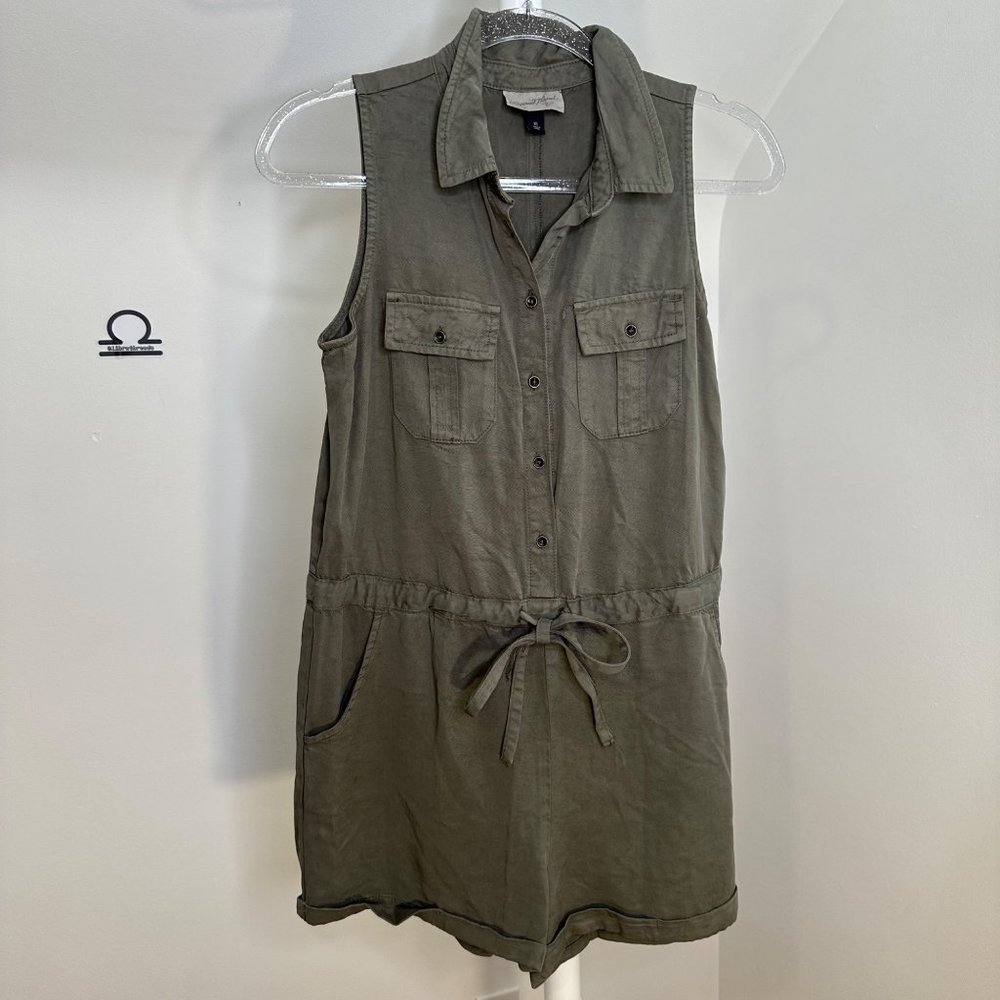 Universal‎ Thread Sleeveless Button Up Romper XS